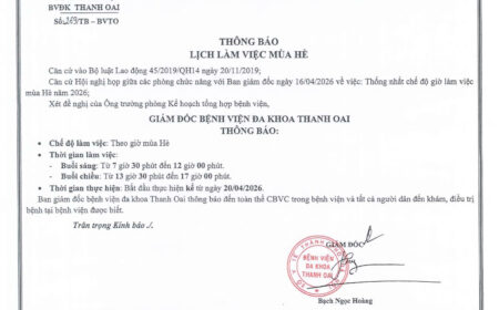 Thay doi gio lam viec